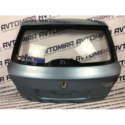 Крышка багажника не комплектная Skoda Fabia HB цвет 9154 2007-2014 5J6827025C